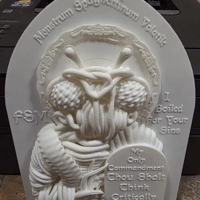 Quái Vật Mì Bay (Flying Spaghetti Monster) – Bảng treo tường