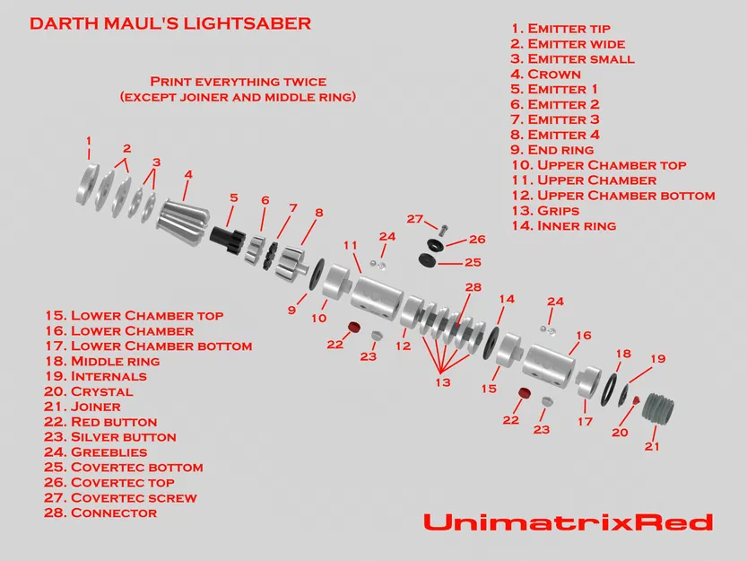 Lightsaber Darth Maul - Star Wars - Image 5