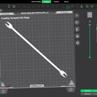 Thanh đỡ mat treo kính (glasses mat support rod)