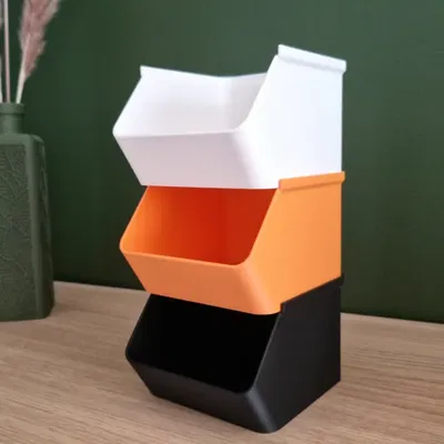 Hộp xếp chồng kèm nhãn tuỳ chỉnh