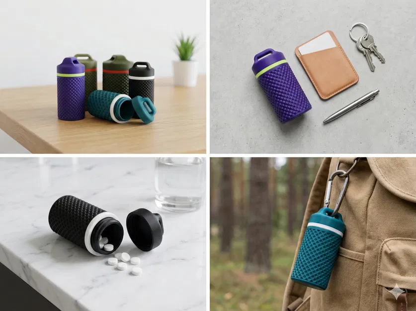 Capsule EDC vân knurled phong cách Bắc Âu (không AMS) - Image 2