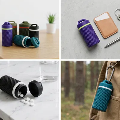 Capsule EDC vân knurled phong cách Bắc Âu (không AMS)