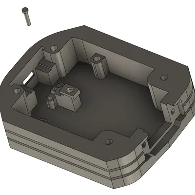 Nắp adapter Makita OBI dùng XT60BE-F và rp2040-zero