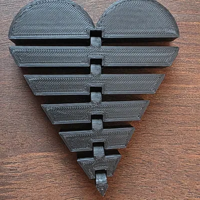 Trái Tim Khớp Nối Print-in-Place (Articulated Heart!)