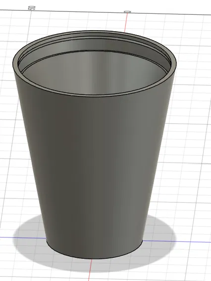 Cốc đựng bàn chải đánh răng (miệng trên to hơn đáy) - Image 1