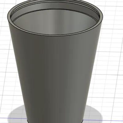 Cốc đựng bàn chải đánh răng (miệng trên to hơn đáy)