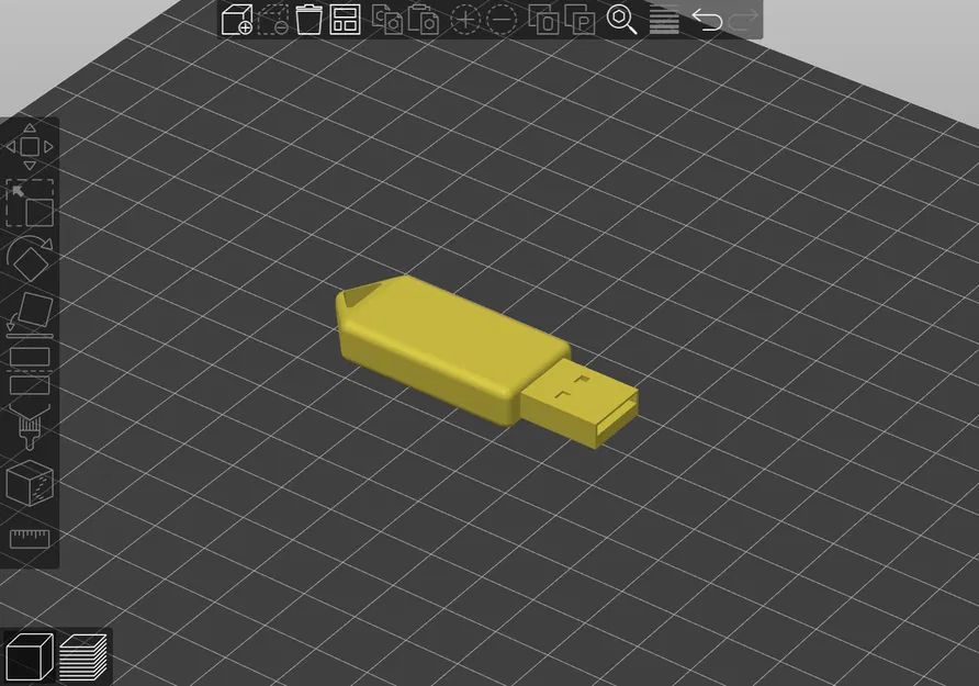 Móc khóa USB giả (Fake USB keychain) - Image 1