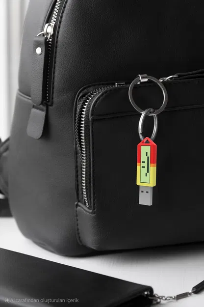 Móc khóa USB giả (Fake USB keychain) - Image 2