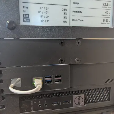 Tấm che trống 1U cho rack 10" – in được trên máy in nhỏ