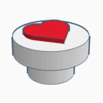 Con Dấu Trái Tim Lớn Hơn (Bigger Heart Stamp)