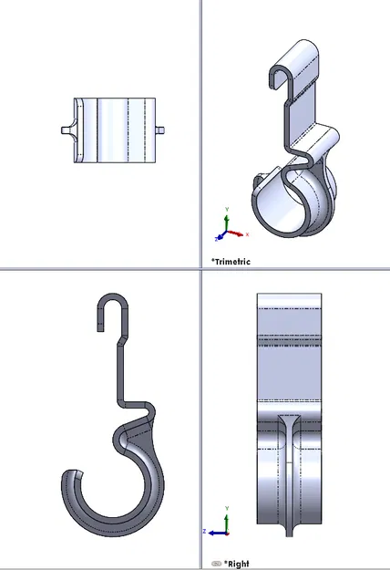 Móc treo cho trần thả (Drop Ceiling) – Hanging Hook for Drop Ceiling - Image 2