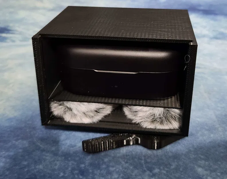 Hộp Hollyland Lark A1 và khay giữ wind muff (dead cat) - Image 2