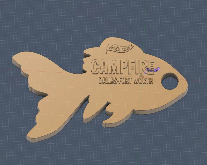 Móc khóa Campfire (Campfire Keychain) - Image 2