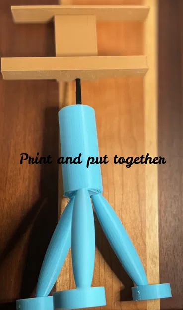 Tripod in 3D in toàn bộ (full 3d printed tripod) - Image 1