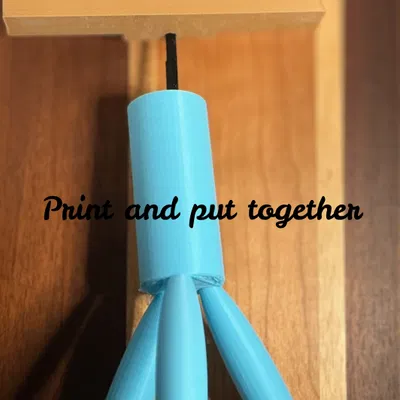 Tripod in 3D in toàn bộ (full 3d printed tripod)