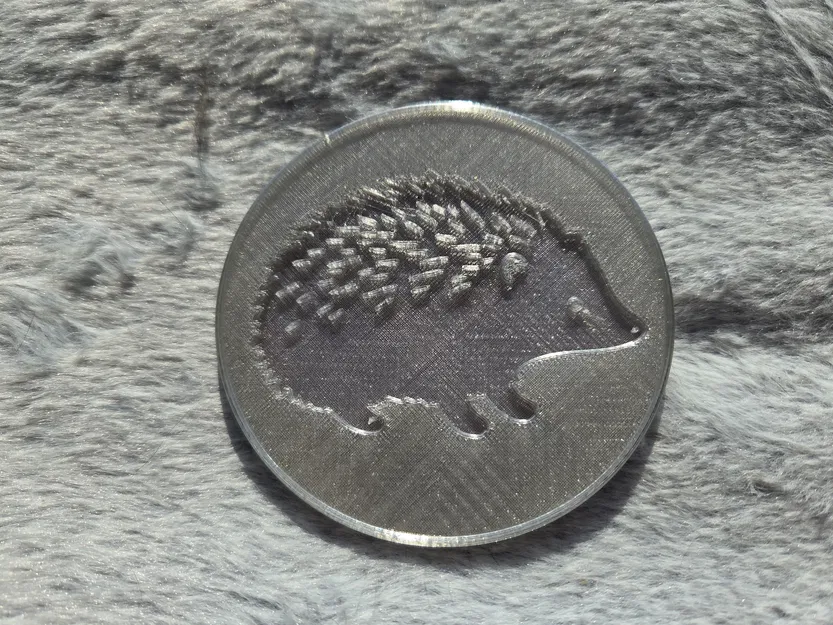 Lót Ly Họa Tiết Nhím (Hedgehog Drink Coaster) - Image 1