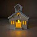 Nhà Trường Đựng Tealight (School House Tealight Holder) - Thumbnail 3