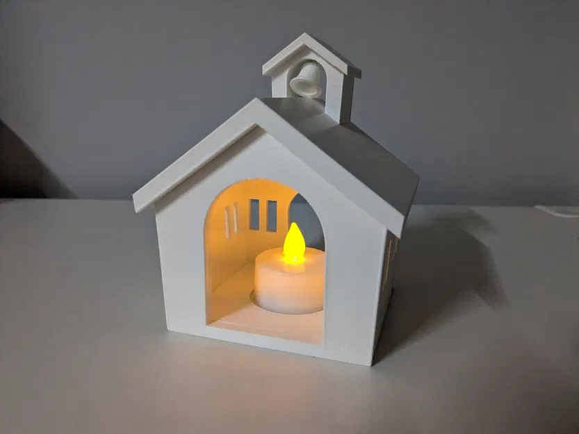 Nhà Trường Đựng Tealight (School House Tealight Holder) - Image 4