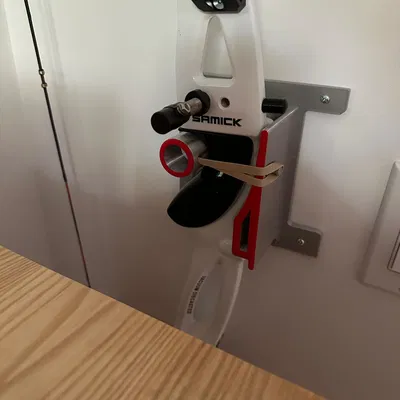 Giá treo tường dọc cho cung Recurve (Recurve Bow Vertical Wall Mount)