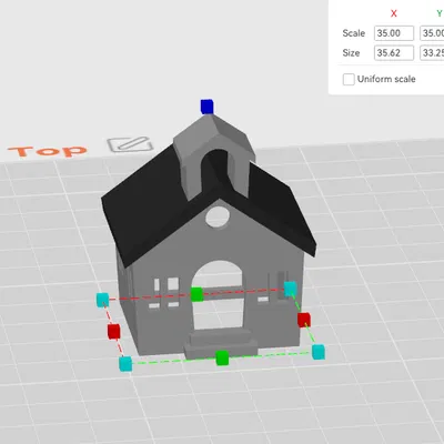 Schoolhouse (Nhà Trường) N Scale