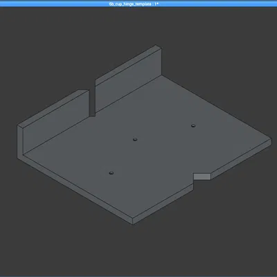 Template Canh Vị Trí Lỗ Bản Lề Blum Cup (Blum Cup Hinge Layout Template)