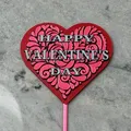Bảng/Que cắm chậu "Happy Valentine’s Day" – Trang trí/Quà tặng - Thumbnail 6