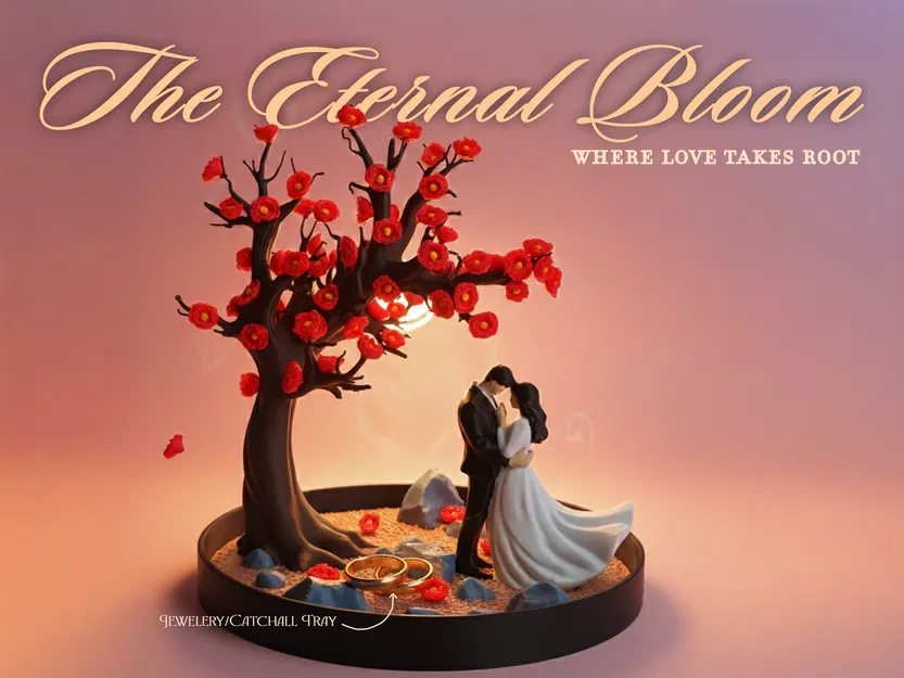 Eternal Bloom [Jewel + Catchall Tray] Love Diorama – Diorama Khay Trang Sức - Image 1
