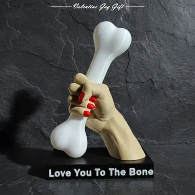 Quà Valentine hài hước – Love You to the Bone