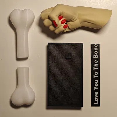 Quà Valentine hài hước – Love You to the Bone