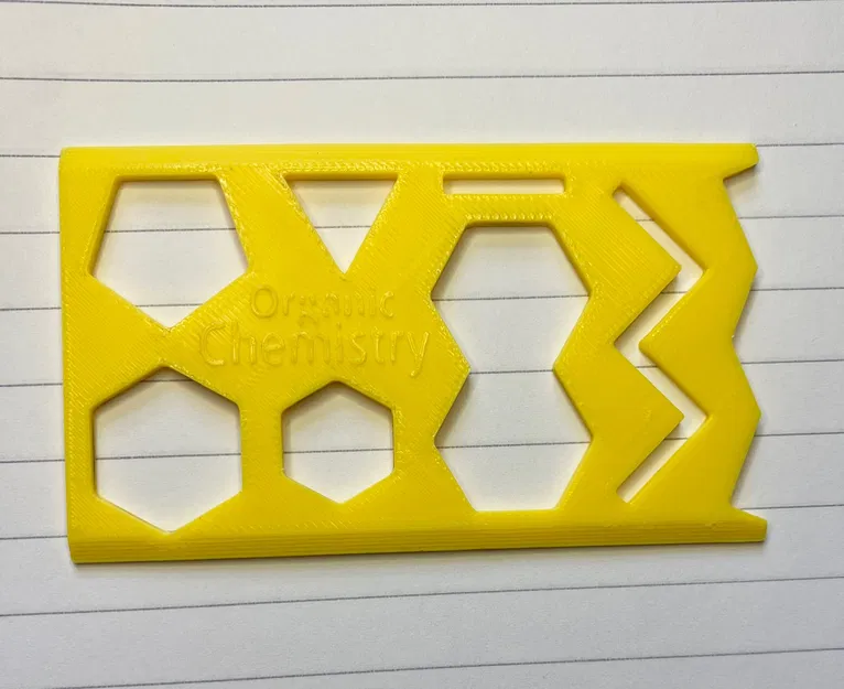 Thước/Pattern Hoá Hữu Cơ (Organic Chemistry Ruler/Pattern) - Image 2