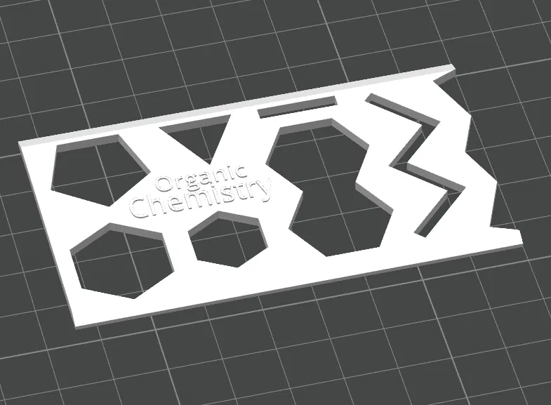 Thước/Pattern Hoá Hữu Cơ (Organic Chemistry Ruler/Pattern) - Image 3