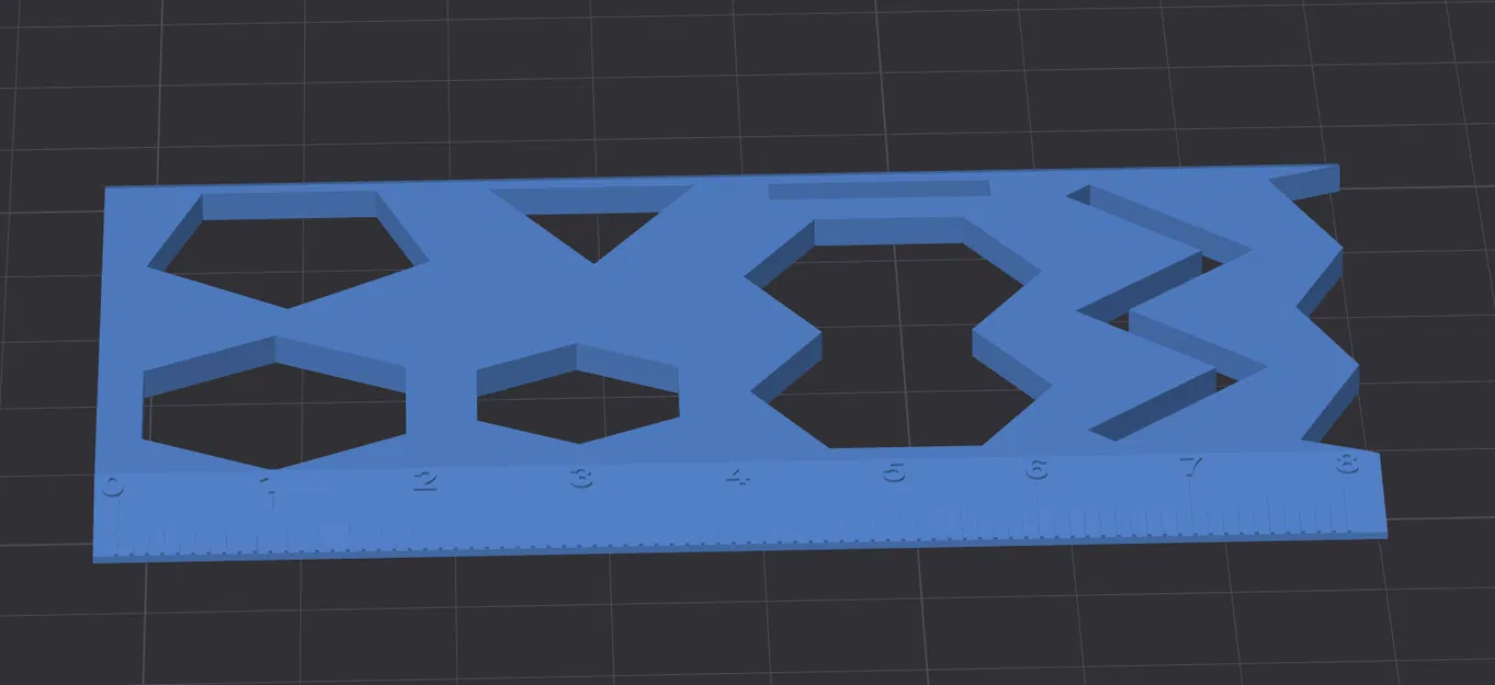 Thước Organic Chemistry Ruler (Template hoá hữu cơ) 8 cm - Image 2