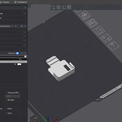 Giá đỡ hygrometer cho AnyCubic Kobra S1 – bấm snap vào rail