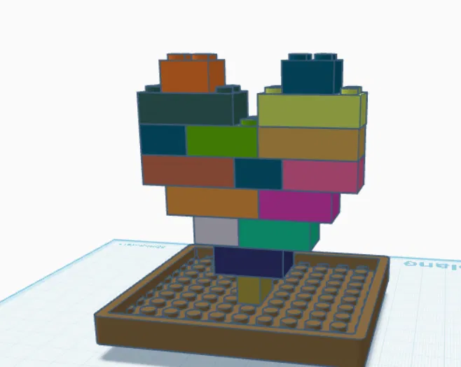 Valentines Stackable Blocks – Khối xếp chồng in 3D - Image 2