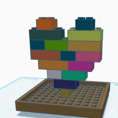 Valentines Stackable Blocks – Khối xếp chồng in 3D