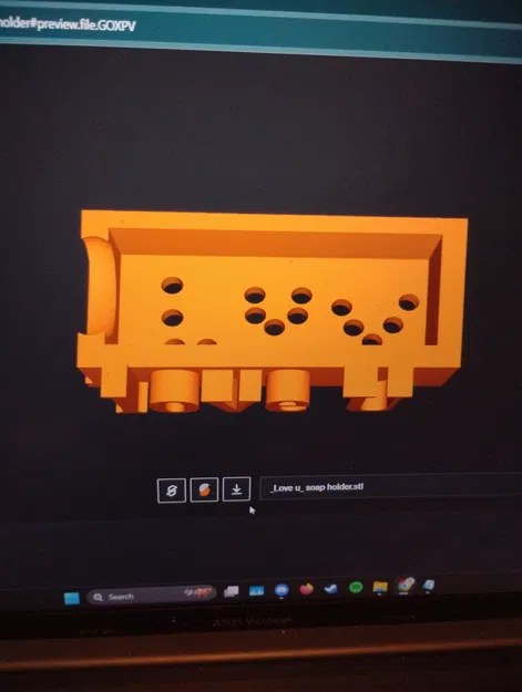 Giá đỡ xà phòng “Love u” - Image 1