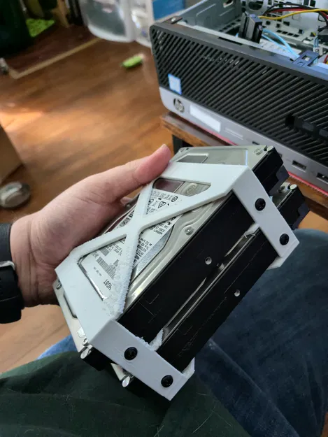 Giá gắn Dual 3.5 in HDD Mount (2 ổ 3.5 inch xếp chồng) - Image 1