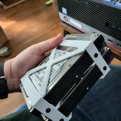 Giá gắn Dual 3.5 in HDD Mount (2 ổ 3.5 inch xếp chồng)