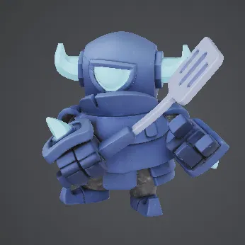 Mô hình 3D Mini pekka