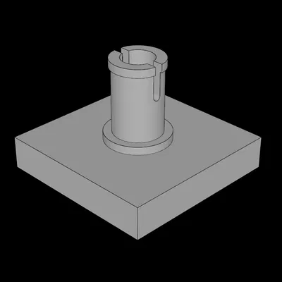 Gạch LEGO Compatible (2460.dat) Tile 2 x 2 có Pin