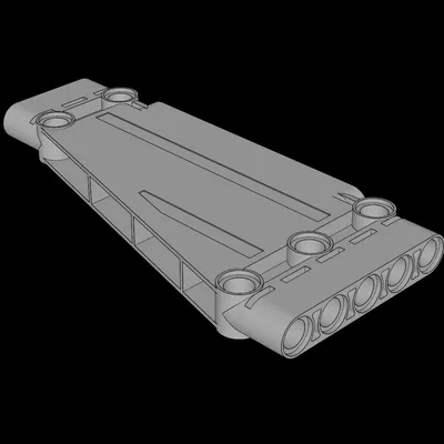 Lego Compatible (18945.dat) Technic Panel 5 x 11 Trapezium