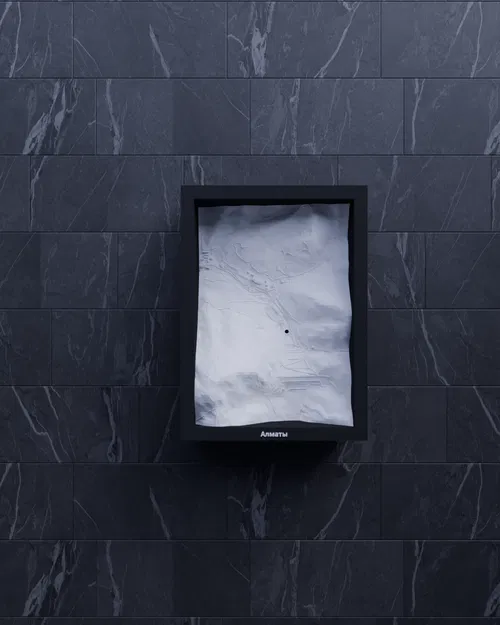 Almaty, Thung lũng Medeu, Kazakhstan - Mô hình thu nhỏ 3D - Image 2