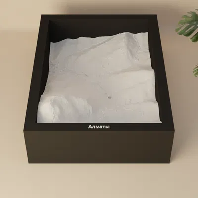 Almaty, Thung lũng Medeu, Kazakhstan - Mô hình thu nhỏ 3D