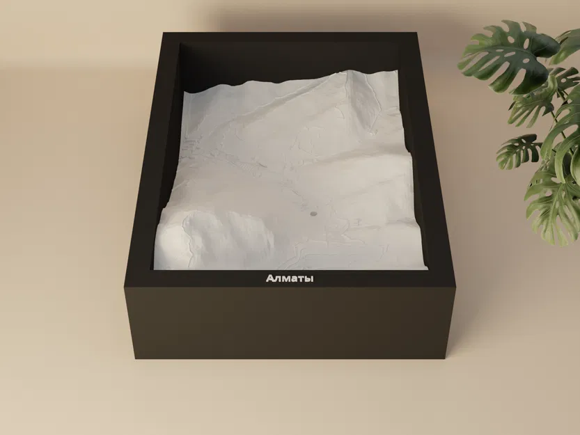 Almaty, Thung lũng Medeu, Kazakhstan - Mô hình thu nhỏ 3D - Image 4