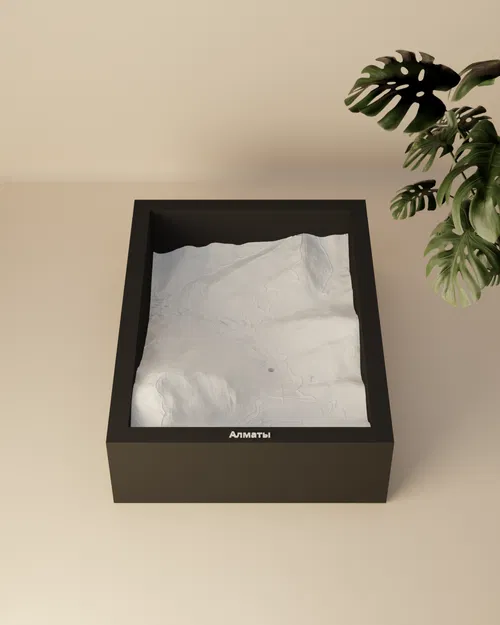 Almaty, Thung lũng Medeu, Kazakhstan - Mô hình thu nhỏ 3D - Image 5