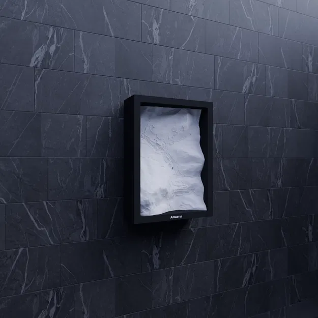 Almaty, Thung lũng Medeu, Kazakhstan - Mô hình thu nhỏ 3D - Image 6