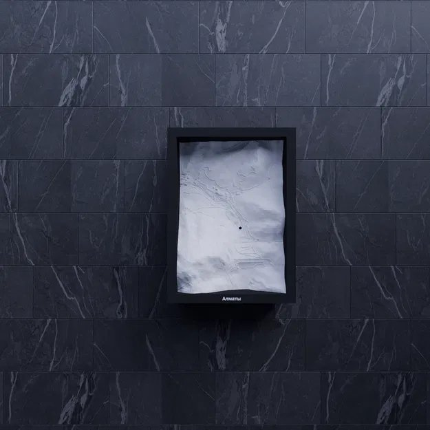 Almaty, Thung lũng Medeu, Kazakhstan - Mô hình thu nhỏ 3D - Image 7