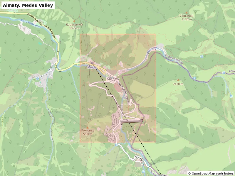 Almaty, Thung lũng Medeu, Kazakhstan - Mô hình thu nhỏ 3D - Image 8