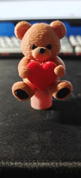 Dụng cụ nhả nắp kem đánh răng hình gấu Teddy cho Ngày Valentine - Image 1