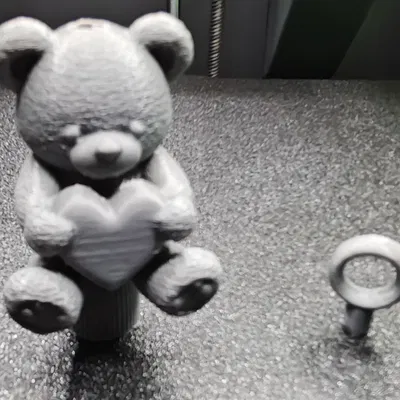 Dụng cụ nhả nắp kem đánh răng hình gấu Teddy cho Ngày Valentine